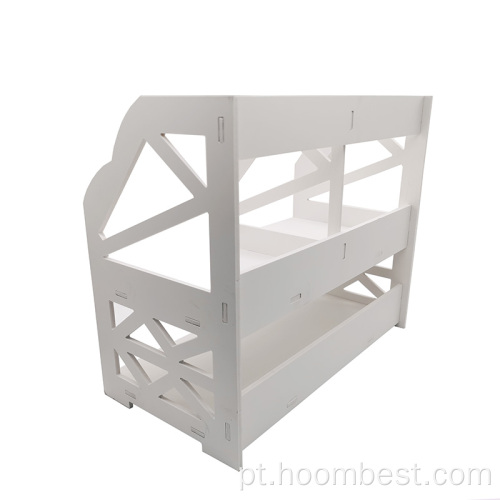 Organizadores de Mini Narrow Desk White Ladder